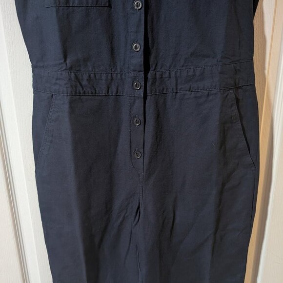 NEW! Outerknown | S.E.A. Suit, Short Sleeve Jumpsuit in Navy Blue - Picture 9 of 16